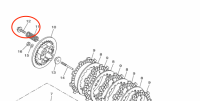 Vis de fixation d'embrayage Yamaha d'origine Vis de fixation d'embrayage Yamaha d'origine