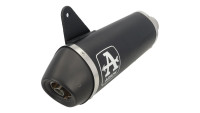 Silencieux arri&egrave;re Urban Dark en aluminium