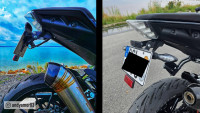 Support de plaque d'immatriculation Motoflow Support de plaque d'immatriculation Motoflow
