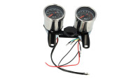 Compte-tours et compteur de vitesse analogiques Motoflow RETRO