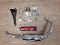 Syst&egrave;me d'&eacute;chappement Voca Chromed 50/70 cm&sup3;