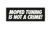Autocollant « Le tuning des cyclomoteurs, ce n'est pas un crime » 2015 Autocollant « Le tuning des cyclomoteurs, ce n'est pas un crime » 2015