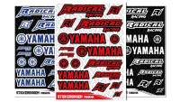 Lot d'autocollants Radical / Yamaha Lot d'autocollants Radical / Yamaha