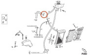 Collier de serrage / collier permanent Piaggio d'origine