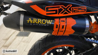 Silencieux arrière Slip-On Arrow Thunder Black Line Silencieux arrière Slip-On Arrow Thunder Black Line