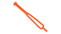 Caoutchouc de b&eacute;quille lat&eacute;rale orange