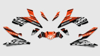 Dekor Radical Racing « Stripes » sous licence KTM Dekor Radical Racing « Stripes » sous licence KTM