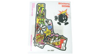 Autocollant &laquo; Stickerbomb &raquo;