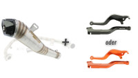 Syst&egrave;me d'&eacute;chappement et ensemble de leviers Radical Racing GP Carbon Force