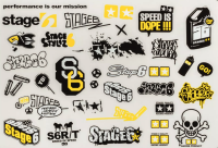 Lot d'autocollants Stage6 Lot d'autocollants Stage6