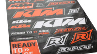 Lot d'autocollants Radical / KTM Lot d'autocollants Radical / KTM