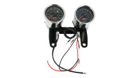 Compte-tours et compteur de vitesse analogiques Motoflow RETRO