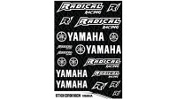 Lot d'autocollants Radical / Yamaha Lot d'autocollants Radical / Yamaha