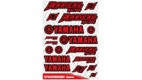 Lot d'autocollants Radical / Yamaha Lot d'autocollants Radical / Yamaha