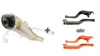 Syst&egrave;me d'&eacute;chappement et jeu de leviers Radical Racing GP Carbon