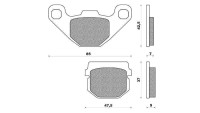 Plaquettes de frein Radical Racing Plaquettes de frein Radical Racing
